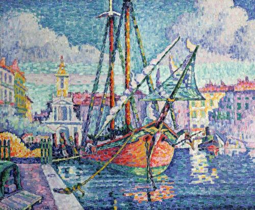 Paul Signac - The Port, 1923, Photo © Lefevre Fine Arts Ltd., London/ The Bridgeman Art Li