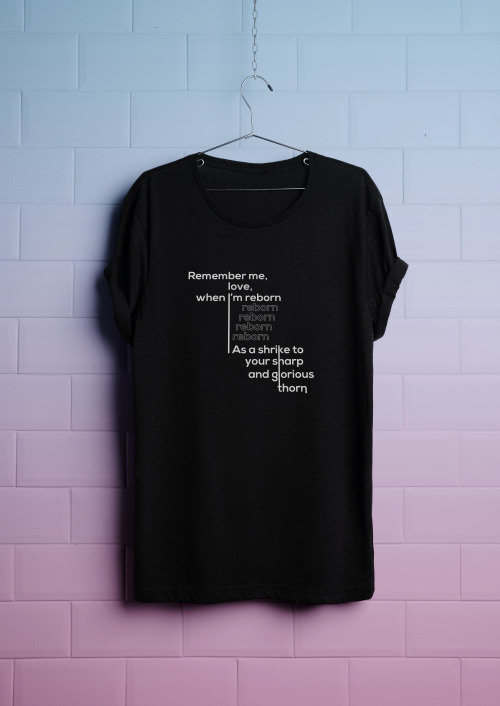 HOZIER lyrics apparel designsThe songs are:Shriek In The Woods SomewhereArsonist’s LullabyCo