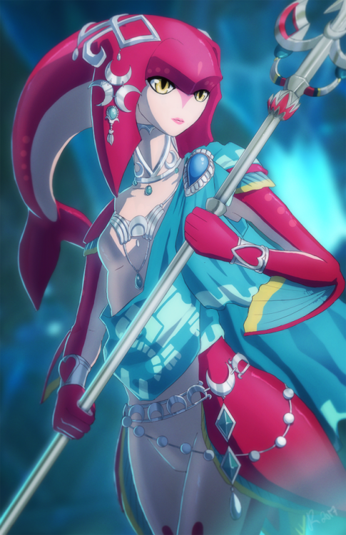 dustydrell: Mipha - Breath of the WildThe fish wife.