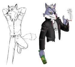 wolfhierophant:  I drew some FURRY TRYEASH but I didn’t finish because I’m lazy and easily distracted.