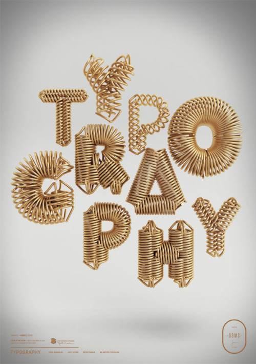 3D Typographic Artworks by Peter Tarka More of the 3D typographic artworks on WE AND THE COLOR
Facebook
Twitter
Google+
Pinterest
Pheed
Flipboard
Instagram