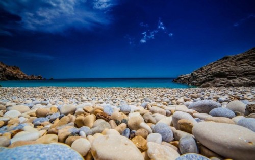 A beach in Ikaria, which goes by the name Seychelles!