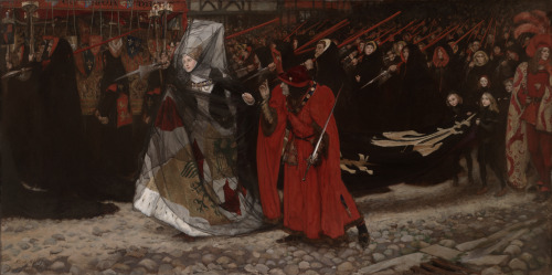 femme-de-lettres: Large (Yale) I’ve already written about Edwin Austin Abbey’s illustrat