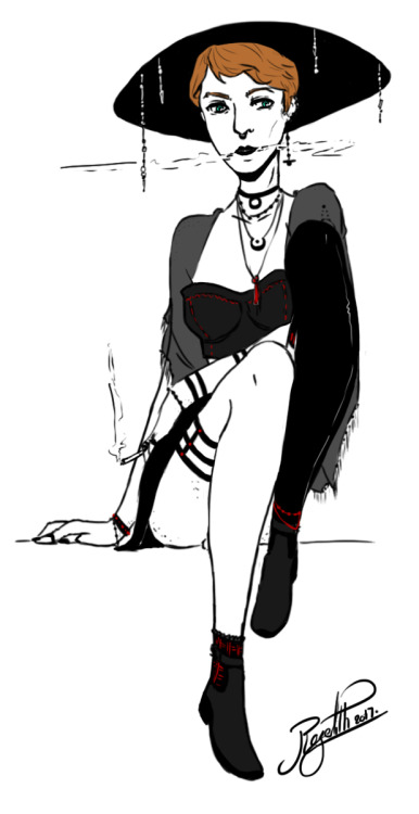 Sexy modern witch!Huxbonus (because I wanted to do something nsfw for once??? but I think I failed x