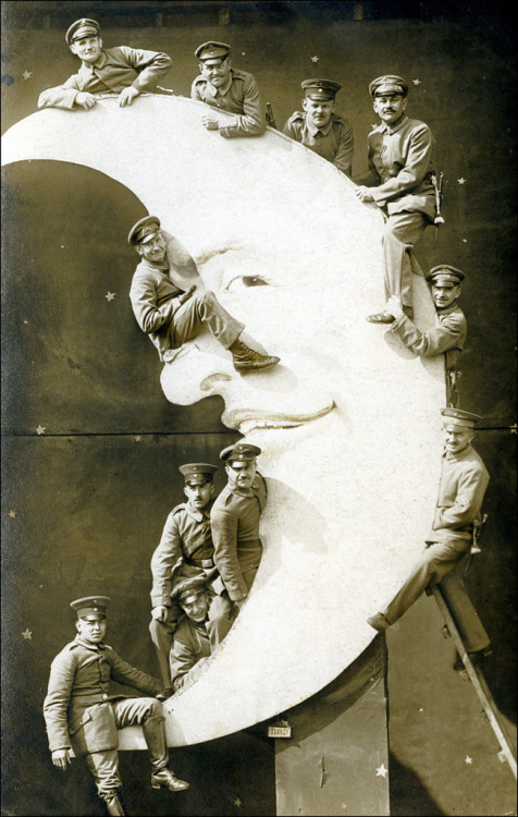 Men On the Moon. Schubert, Munsterlager, Germany 1915