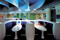 y2kaestheticinstitute:  ‘Xerts’ - Darling Harbour, Sydney (2000-2005?) “Xerts was a futuristic space-themed restaurant and entertainment venue created as part of a major urban redevelopment project in the Darling Harbor precinct of Sydney. It was
