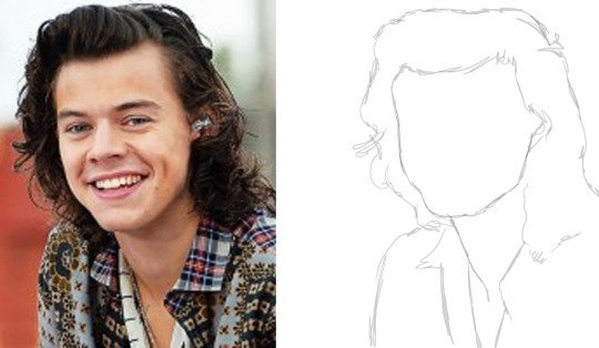 Rocket Number 9 — TUTORIAL: HOW TO DRAW HARRY STYLES