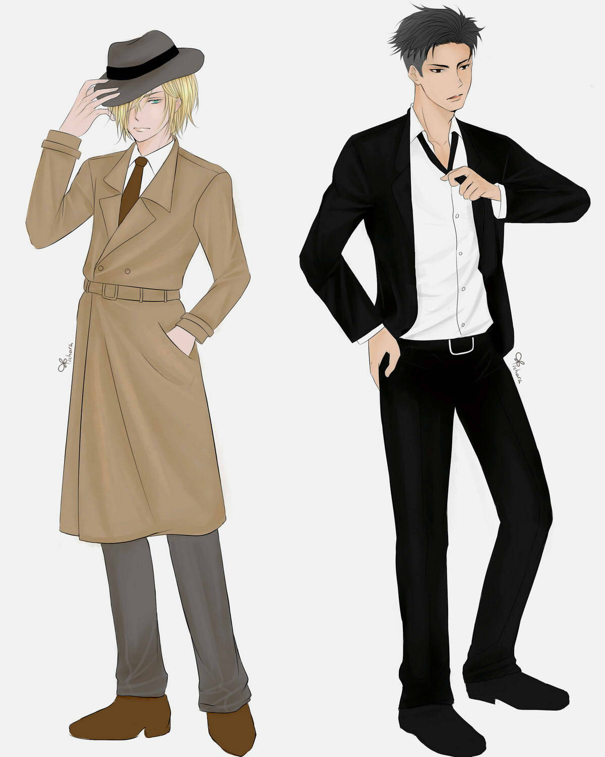 ichaichara: I absolutely fall in love with the detective AU from the recent official