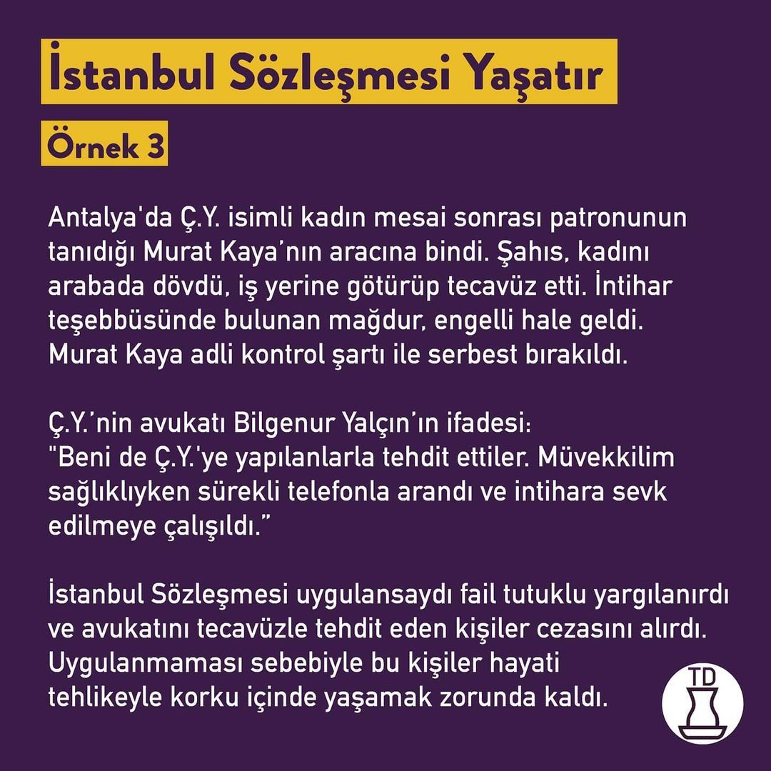 İstanbul Sözleşmesi’ne...