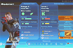 sledzixx:  Favourite video games → Mass Effect 