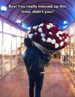 The bigger the bouquet, the badder the boo-boo