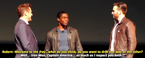 forassgard:  … as much as I respect you both, Black Panther is kind of his own guy. x  