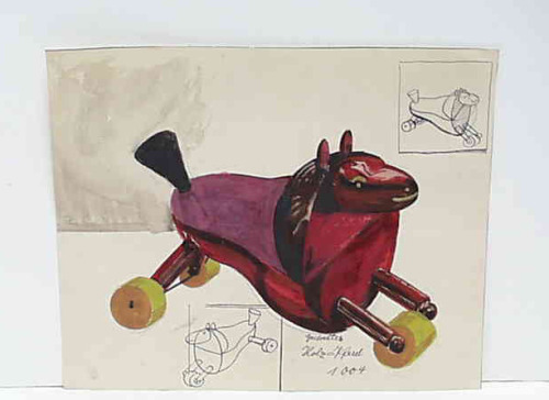 Georg Weidenbacher, toy design, 1924-28. Germany. Spielzeugmuseum Nürnberg. Via europeana.