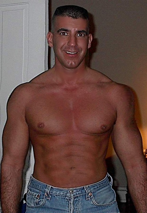 Muscle Marine in tight jeans!