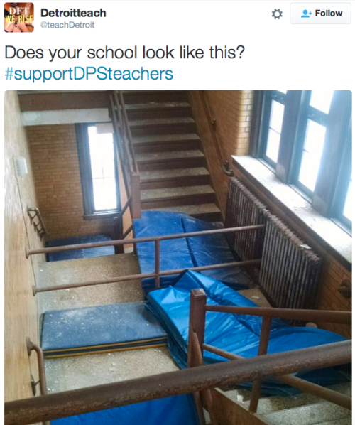 browngxrl:rudegyalchina:micdotcom:Detroit teachers stage “sickout” over horrible conditions, force s