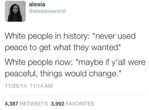 knowledgeequalsblackpower:  black—lamb:  basically ever since I tweeted the first tweet… I’ve had to combat the most ignorant white souls on this planet… All of them using the same excuses.. All of them making it about themselves rather than admitting