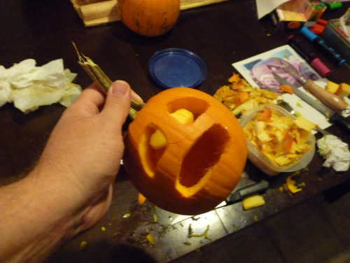 XXX thecakebar:  Cannibalistic Step by Step Pumpkin photo