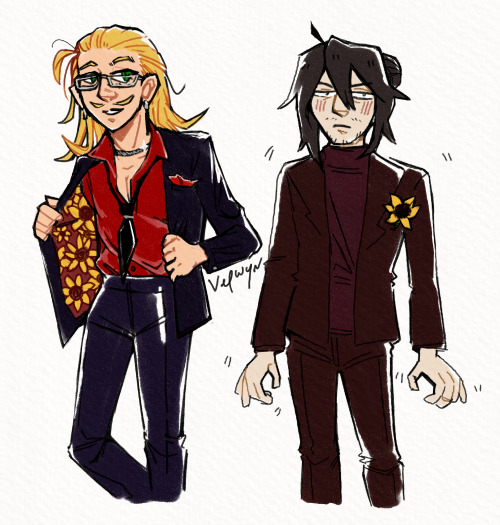 Ch 3 (final Chapter!) For Sending You All My Love In A Postcard Is Up. Bonus Art Of The Boys All Dressed