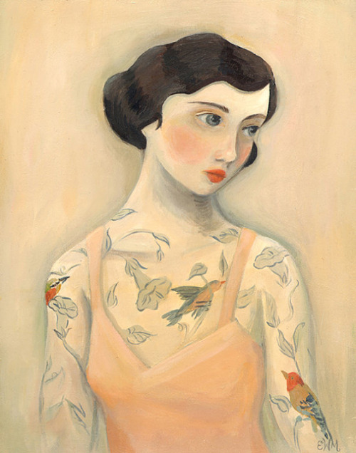 artisticmoods: Tattooed ladies &amp; gents by Emily Winfield Martin, on the blog today:w