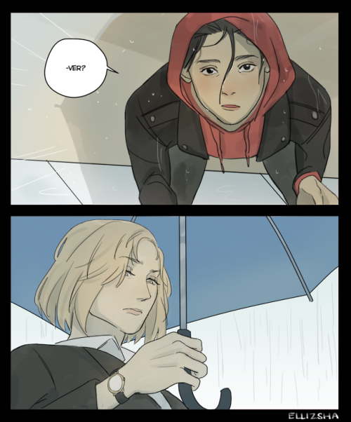 Hi Tumblr! I’m back with a short silly comic featuring my ocs. It’s been a while huh? *s