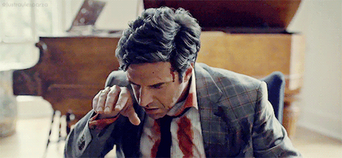 justraulesparza:Frederick Chilton in every episodeYakimono (4/6)
