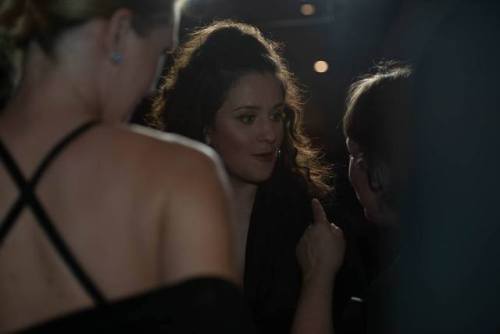 Evelyne, Nick and  Virginie on the red carpet at the 33th Prix Gémeaux