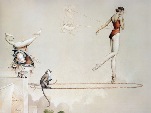 classykittenn:    Michael Parkes, Magic Realism    