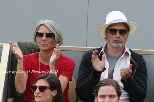 baba-yaga-not-only:  Mads & Hanne at Roland Garros on 09.06.2019.  [twitter.com/celeb247/status/