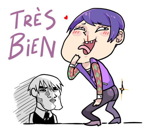 curryuku:  havent uploaded art on tumblo for awhile lol _(:3reposts of some TG arts from my twitteri want to draw more of diff chars but what is motivation