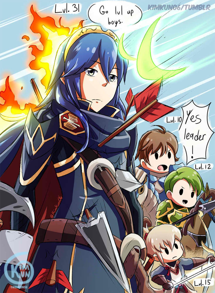 kimkun16:My Fire Emblem Heroes experience so far: Having a vastly over powered leader