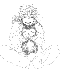 hdchdc:  good morning! i draw nigou too big. nigou mambo jumboooooo 