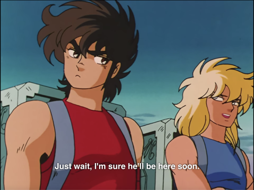 aquarius-saint:Seiya has been stuck as a third wheel for months and he’s still dealing with this shi