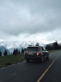 landroverusa:  Cloudy Skies Blurring the road ahead. 