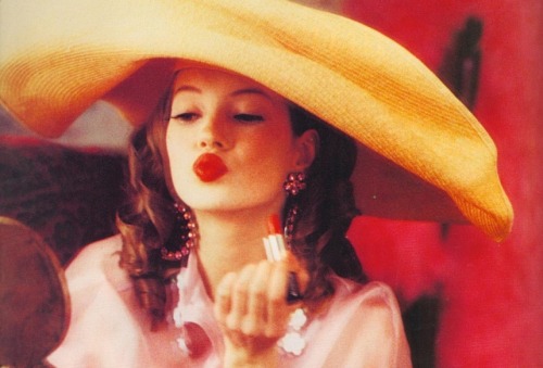 supermodelgif: “Charming Lolita” Kate Moss photographed by Ellen von Unwerth for Vogue I