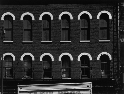 onlyoldphotography:  Aaron Siskind: Chicago Facade 7, 1960 