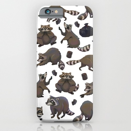 I’ve just got a gang of mischievous little raccoons at my @society6 store :) here society6.c