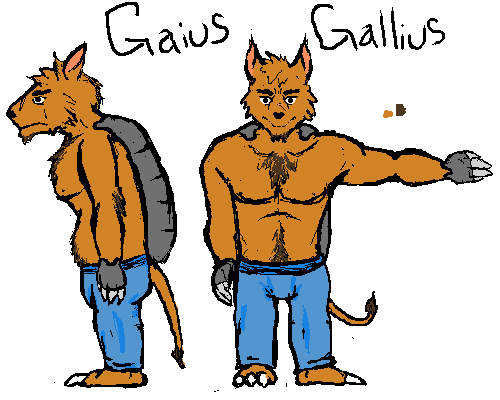 New Reference Pictue! This is Gaius (was named Logan, and then the retcon happened)!