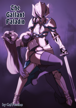 caffeccino:  The Gallant Paladin is live on Slipshine.net!   Knights fight for Princess Rosalyn’s hand in marriage, as the Princess seems to be falling for the charming Lady Estelle! But a villain is expected to win and possess Princess Rosalyn, all