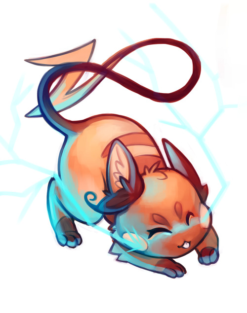 kinomatika:  rairai raichu was my first favourite pokemon when I got Blue back in 1997 and I will never, never, ever forget how pumped I was when I got my thunderstone and evolved my first pikachu and what a rush it was! Thank you for 20 amazing years,