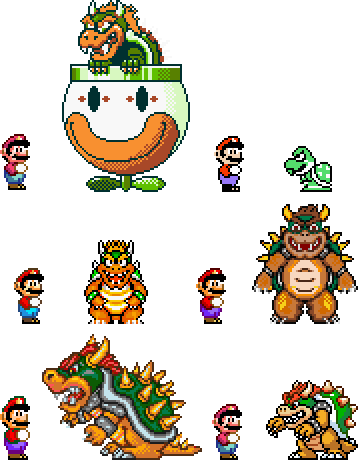 super mario world sprites