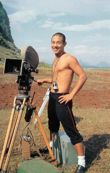 guts-and-uppercuts:  A young Jet Li. Possibly on the set of his first movie, “Shaolin