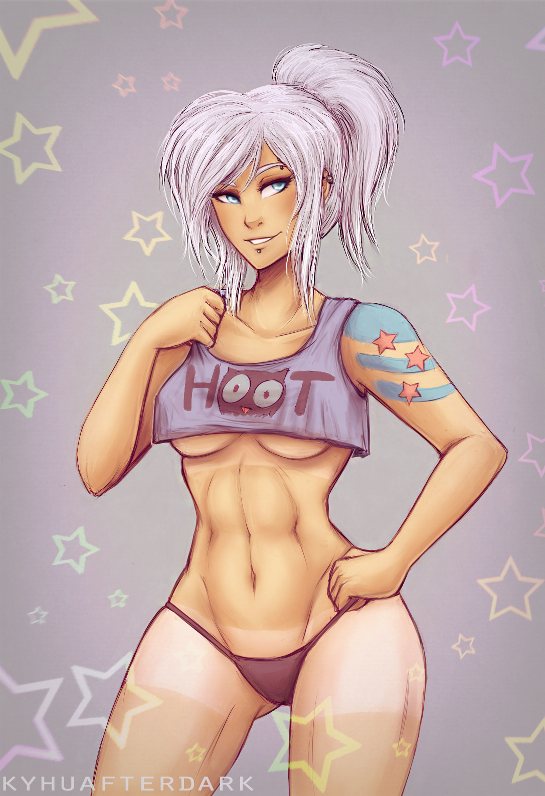 kyhuafterdark:  belated birthday gift for my buddy boo Owler of Howler ~  hot dam!!!