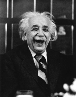 historicaltimes:  Albert Einstein at Princeton Luncheon, 1953 by Ruth Orkin.