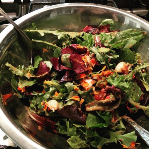 High Frequency Salad…#livingbeyondorganic #enzymes #healthy