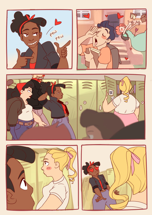 cheriiart:Hey guys, I’m launching a new webcomic called GREASER WARS! This comic follows the tales of two opposing teenage gangs in the 1950′s with an overall LGBTQ theme! You can read the full story HERE on the official blog!So far there is a whole