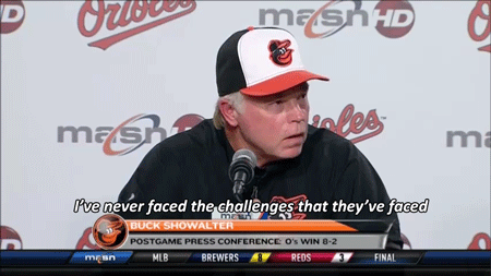 baetology:  northgang:  Buck Showalter, manager of the Baltimore Orioles, on race [x]  Wow! 👏🏾