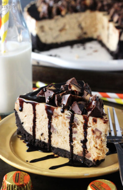 foodsforus:    No Bake Reese’s Peanut Butter Cheesecake  