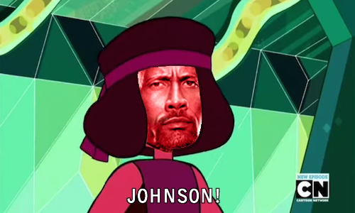 thepehbat:  So… uh…. me and my friend were talking and the topic of What if The Rock was a crystal gem came up. To which this idea came into manifestation. I’m so sorry.  I’m dying.