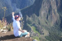 reddlr-trees:  Machu Picchu from it’s HIGHest point.