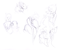 gemslashstashcache:  A small collection of sketch requests and some spontaneous pearlmethyst 